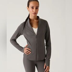 Athleta Salutation Jacket Shale